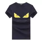 fendi t-shirt new season yellow eyes blue